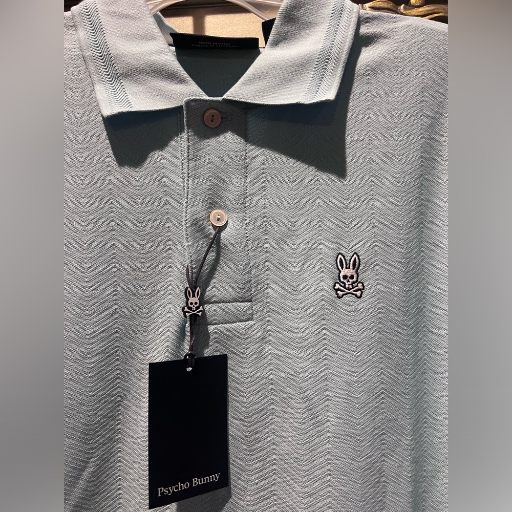 Light blue Psych Bunny Polo